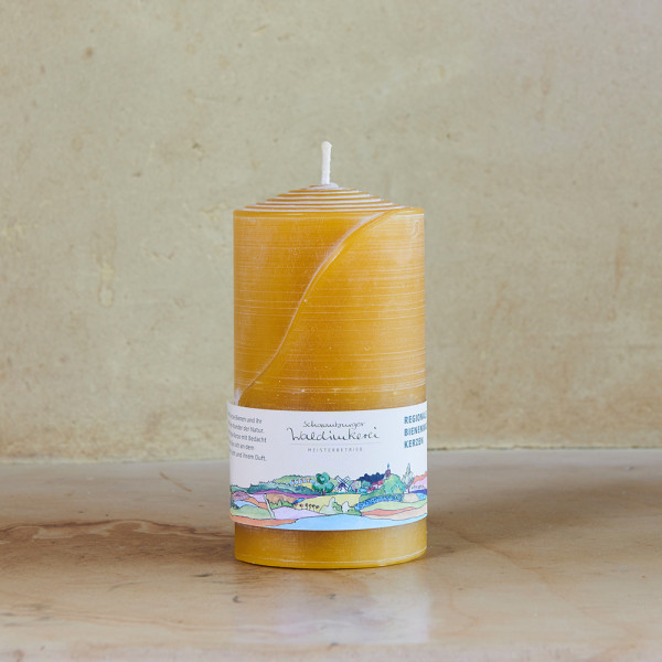 Bienenwachskerze, massiv, dick