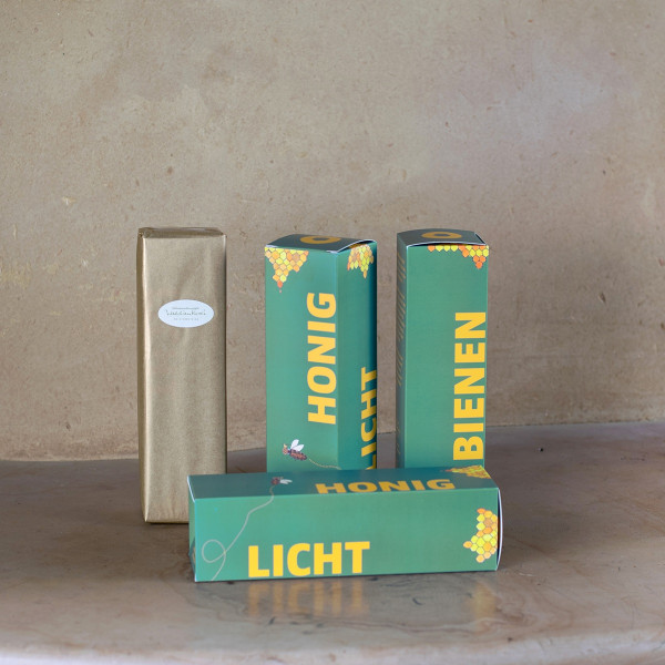 Präsentkarton Bienen/Honig/Licht