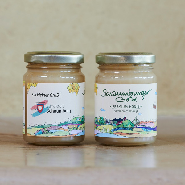 Präsentkarton Bienen/Honig/Licht